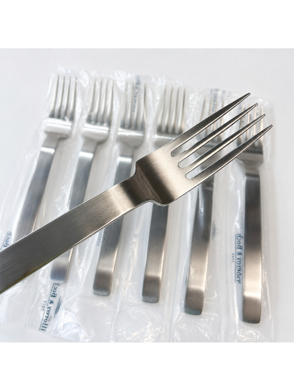 Villeroy & Boch One Set of 6 Dinner Forks 18/10 Stainless Flatware Satin NEW